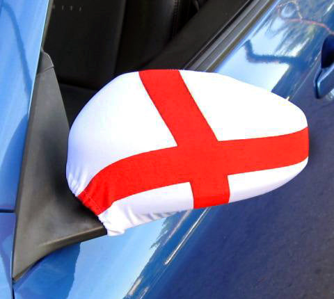 Car Mirror Covers - English Flag