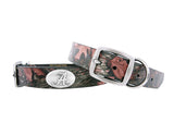 Alabama Crimson Tide Fence Row Camouflage Leather Concho Dog Collar - NCAA