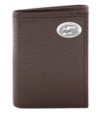 Florida Gators Pebble Grain Leather Trifold Concho Wallet - NCAA