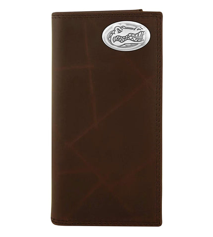 Florida Gators Wrinkle Leather Roper Concho Wallet - NCAA