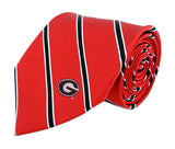 Georgia Bulldogs Thin Stripe Necktie - NCAA