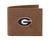 Georgia Bulldogs Crazy Horse Leather Bifold Embroidered Wallet - NCAA