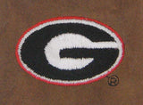 Georgia Bulldogs Crazyhorse Leather Bifold Embroidered Wallet - NCAA