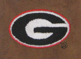 Georgia Bulldogs Crazy Horse Leather Trifold Embroidered Wallet - NCAA