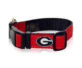 Georgia Bulldogs Ribbon Dog Collar - NCAA