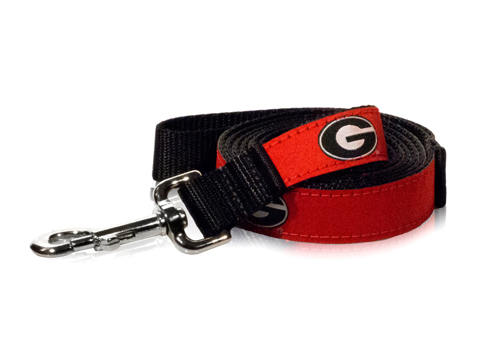 Georgia Bulldogs Ribbon Dog Leash - NCAA