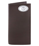 Georgia Bulldogs Pebble Grain Leather Roper Concho Wallet - NCAA