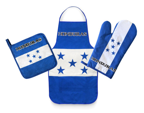 Honduras Flag Kitchen & BBQ Set