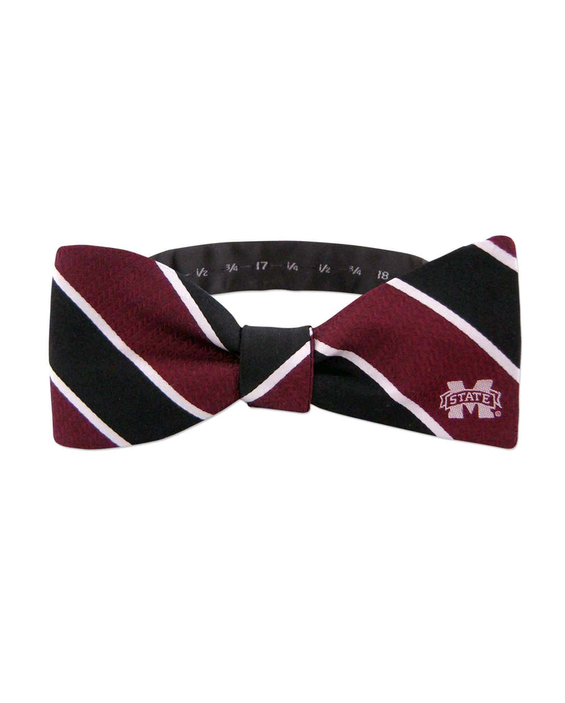 Mississippi State Bulldogs Woven Silk Bow Tie - NCAA