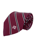 Mississippi State Bulldogs Thin Stripe Necktie - NCAA