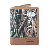 Nebraska Cornhuskers Trifold Realtree Max-5 Camo & Leather Wallet - NCAA