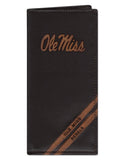 Ole Miss Rebels Debossed Leather Roper Wallet - NCAA