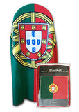 Portugal Flag Fleece Blanket - 50
