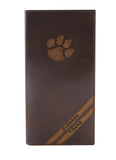 Clemson Tigers Roper Debossed Leather Wallet - NCAA