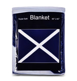 Scotland St Andrew's Cross Flag Fleece Blanket - 50