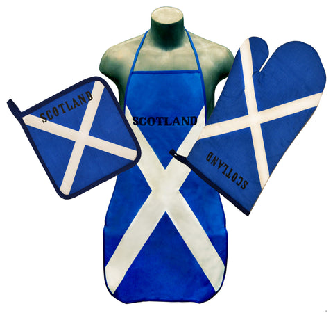 Scotland St. Andrew's Cross Kitchen & BBQ Set