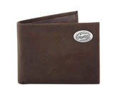 Florida Gators Crazy Horse Leather Bifold Concho Wallet - NCAA