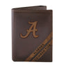 Alabama Crimson Tide Debossed Leather Trifold Wallet - NCAA