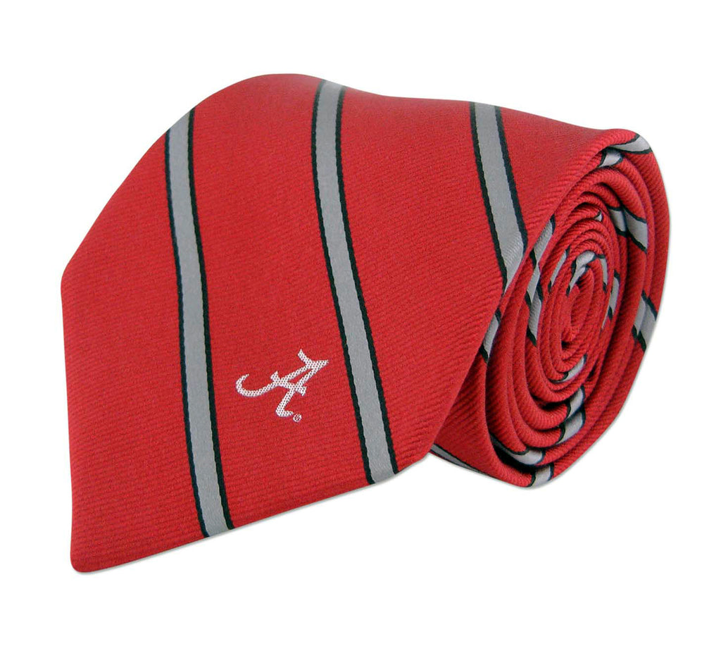 Alabama Crimson Tide Thin Stripe Necktie - NCAA