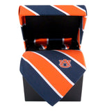 Auburn Tigers Tie, Pocket Square & Cufflinks Box Set