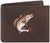 Zep-Pro Action Redfish Crazy Horse Embroidered Leather Bifold Wallet